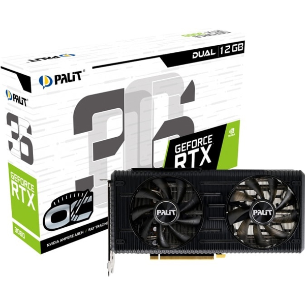 Palit NE63060T19K9-190AD RTX3060 DUAL OC 12GB, GDDR6 192bit 3-DP HDMI