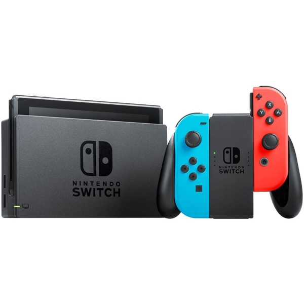 სათამაშო კონსოლი Nintendo Switch 1.1 with Neon Blue / Neon Red Joy-Con Controllers Product Code