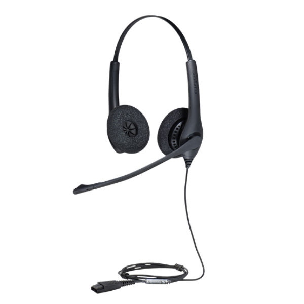 ყურსასმენი Jabra BIZ 1500 Duo QD, Emea, Wired, UC, Black