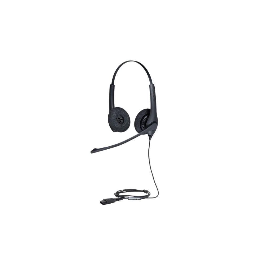 ყურსასმენი Jabra 1519-0154 BIZ 1500 Duo QD, Emea, Wired, UC, Black