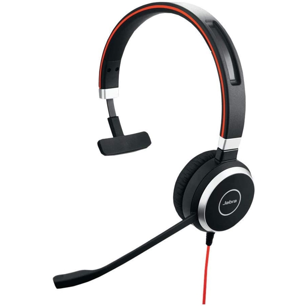 USB ყურსასმენი Jabra Evolve 40 MS Mono Wired, USB, Black Call Center