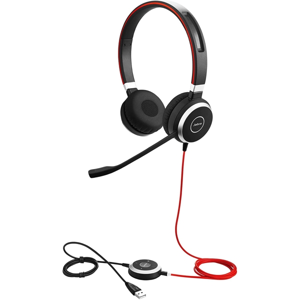 ყურსასმენი Jabra 6399-823-109 Evolve 40 MS HSC017 Stereo Wired USB, Black