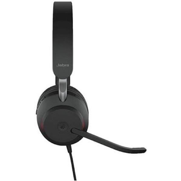 ყურსასმენი Jabra 24089-999-999 Evolve2 40 MS Stereo, Headset, Wired, USB, Black