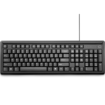 კლავიატურა HP Keyboard 100 USB Wired Black