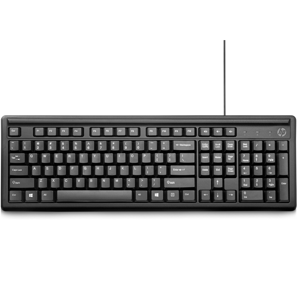 კლავიატურა HP Keyboard 100 USB Wired Black