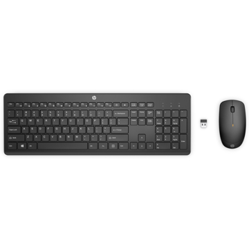 კლავიატურა+მაუსი HP 18H24AA 230 Wireless Combo Russ Black