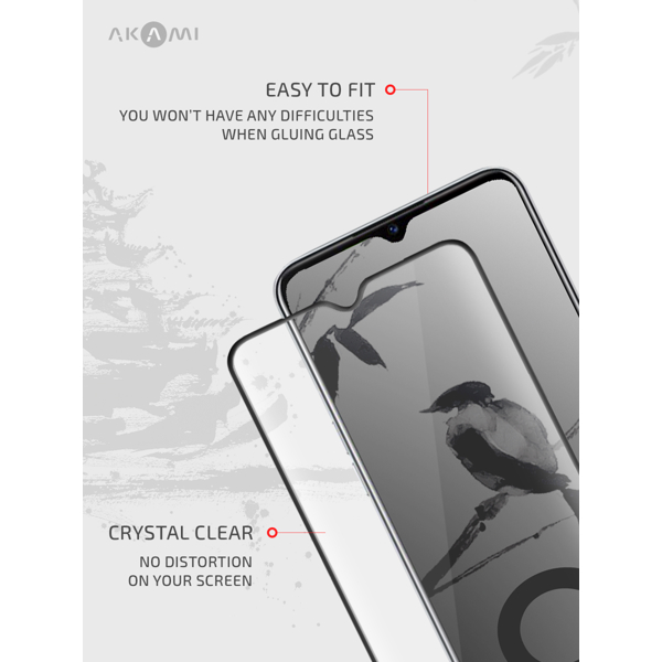 ეკრანის დამცავი AKAMI 3D glass protector for Realme C3