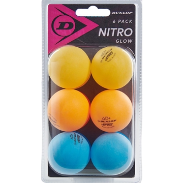 მაგიდის ტენისის ბურთი 6 ცალი DUNLOP 827DN679349 NITRO GLOW