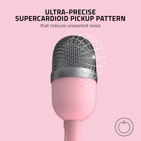 მიკროფონი Razer Microphone Seiren Mini Quartz USB Pink