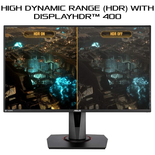 მონიტორი ASUS VG279QM TUF Gaming Monitor 90LM05H0-B01370  LCD 27", 1920 x 1080 Full HD, Fast IPS, Overclockable 280Hz DisplayHDR™ 400, Black