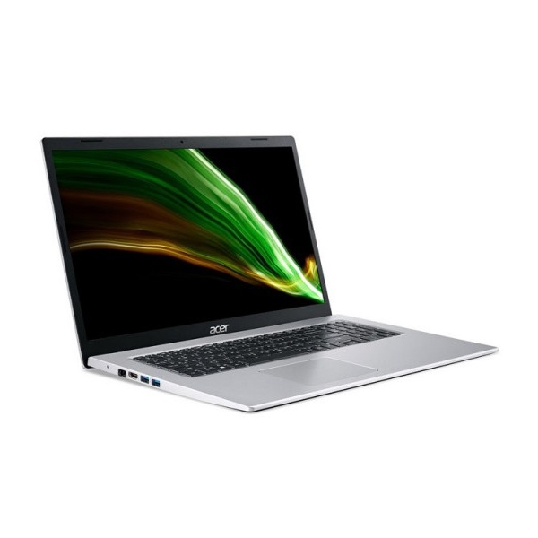 ნოუთბუქი Acer  Aspire 3,  17.3" HD, i3-1115G4, 8GB, 256GB, Pure Silver