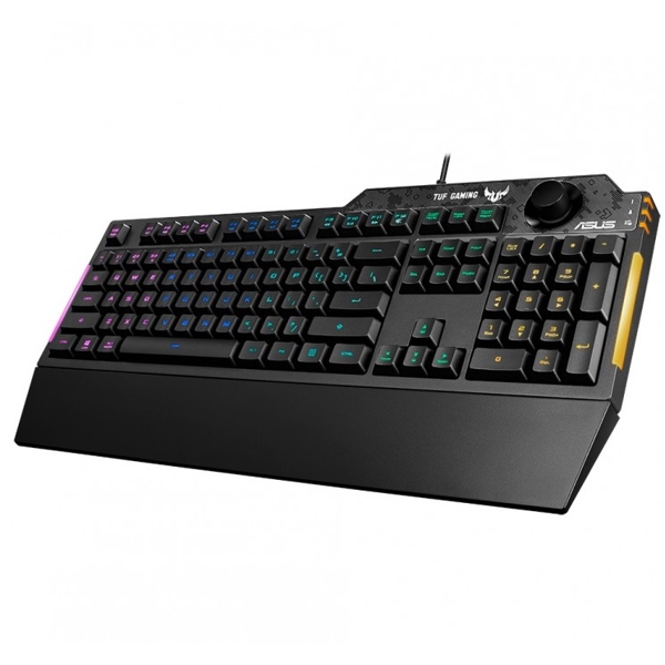 კლავიატურა Asus 90MP01X0-BKRA00 Gaming Keyboard RA04 TUF Gaming, Wired, USB Black