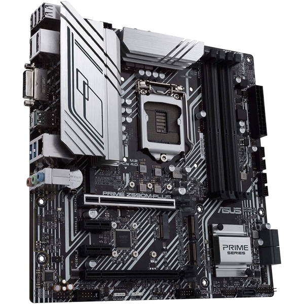 დედა დაფა Asus Prime Z590M-PLUS 4DDR4 LGA1200 DVI-D, HDMI, 4 X DIMM, mATX