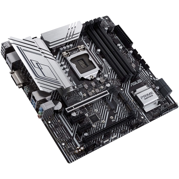 დედა დაფა Asus Prime Z590M-PLUS 4DDR4 LGA1200 DVI-D, HDMI, 4 X DIMM, mATX