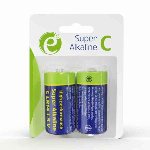 ელემენტი Gembird EG-BA-LR14-01 Alkaline C-cell battery 2-pack