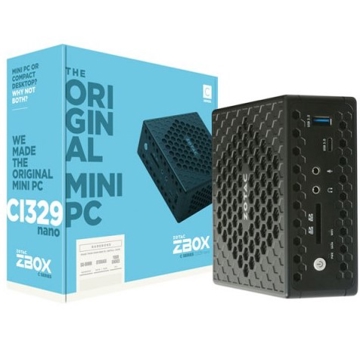 მინი PC ZOTAC ZBOX CI329 nano Intel N4100 - ZBOX-CI329NANO-BE