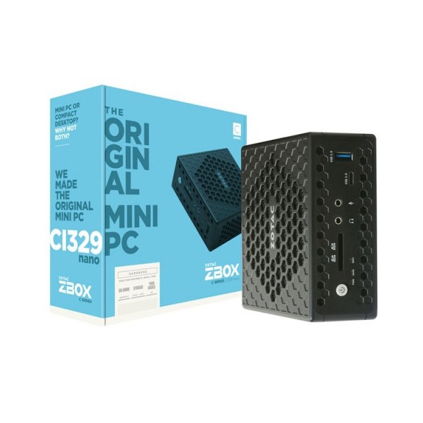 მინი PC ZOTAC ZBOX CI329 nano Intel N4100 - ZBOX-CI329NANO-BE