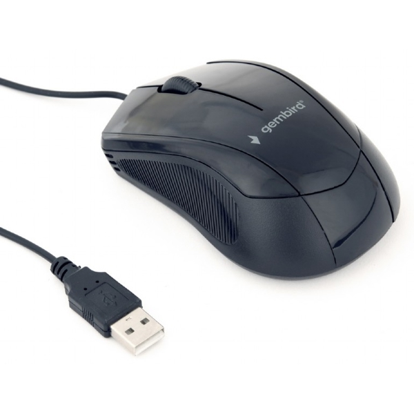 მაუსი Gembird MUS-3B-02 Optical mouse Black