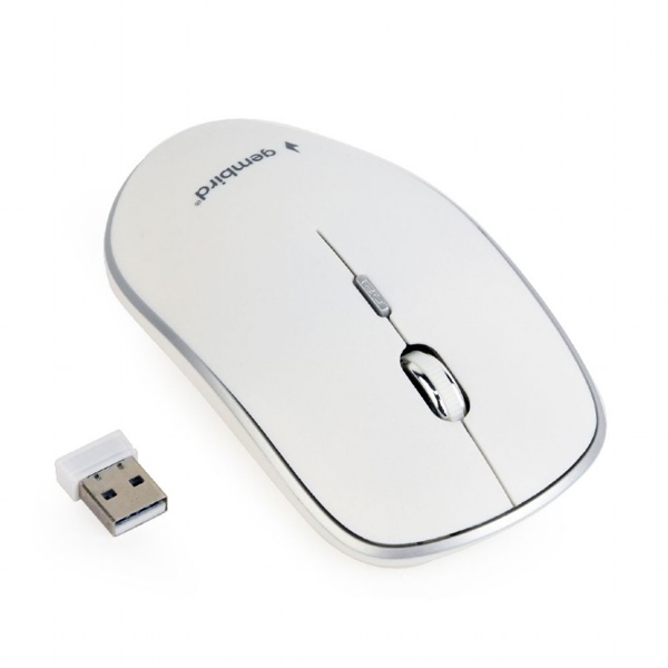 მაუსი Gembird MUSW-4B-01-W Wireless optical mouse White