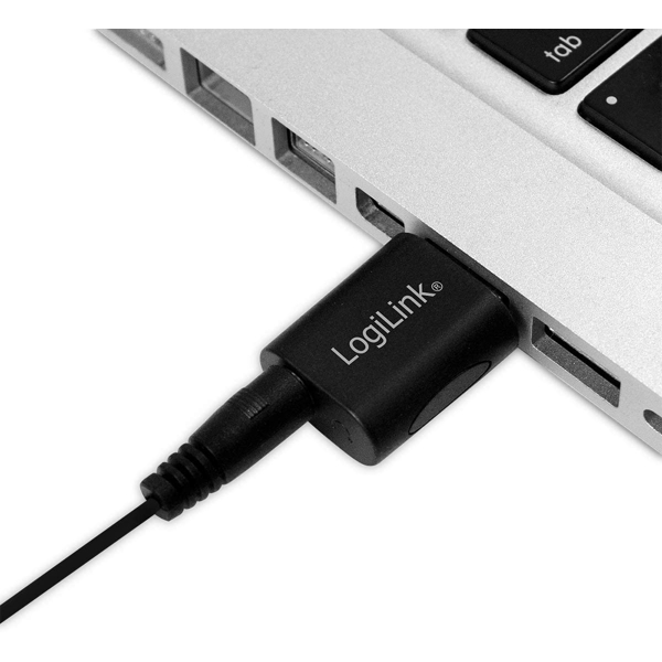 ხმის ბარათი Logilink UA0299 USB audio adapter Black