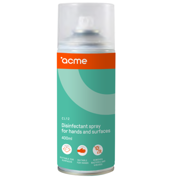 სადეზინფექციო ხსნარი Acme CL12, 400ml, Cleaning Spray for Hand and Surface