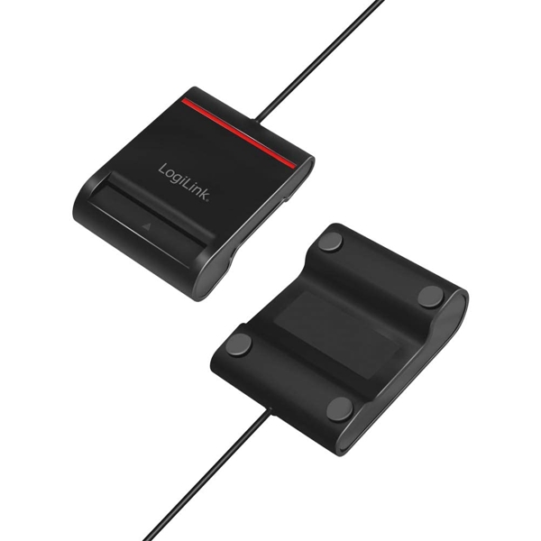 ID ბარათის წამკითხველი Logilink CR0047 USB 2.0 Smart ID Cardreader Black