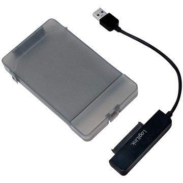 გარე მყარი დისკის წამკითხველი LogiLink AU0037 USB 3.0 AM to SATA for 2.5" HDD/SSD