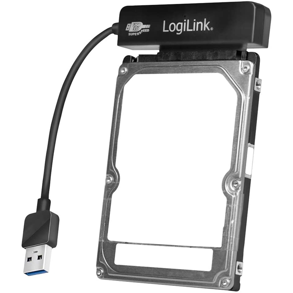 გარე მყარი დისკის წამკითხველი LogiLink AU0037 USB 3.0 AM to SATA for 2.5" HDD/SSD