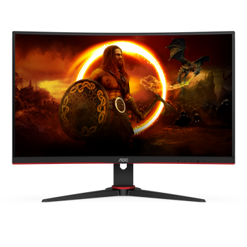 მონიტორი AOC C27G2ZE/BK  27" FHD LCD, 240Hz, HDMI, DisplayPort, Hphone out Black/Red