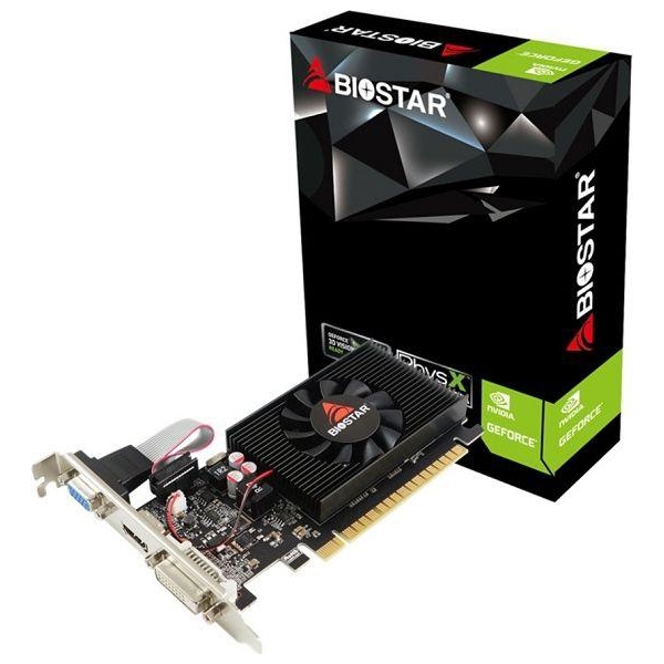 ვიდეო დაფა Biostar VN7103THX6-TBBRL-BS2, GT710 2048MB, 64bit, DDR3 2GB, DVI, VGA, HDMI 