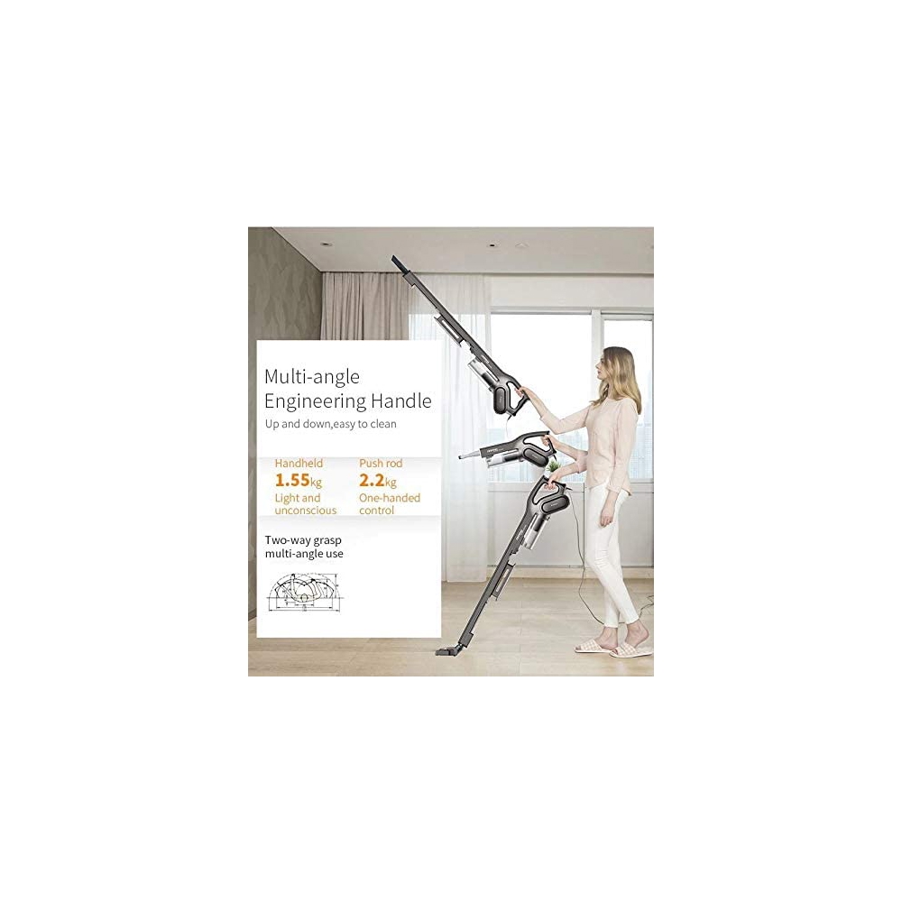 მტვერსასრუტი Xiaomi Deerma DX700S 2-in-1 600W Vacuum Cleaner 0,8L Black