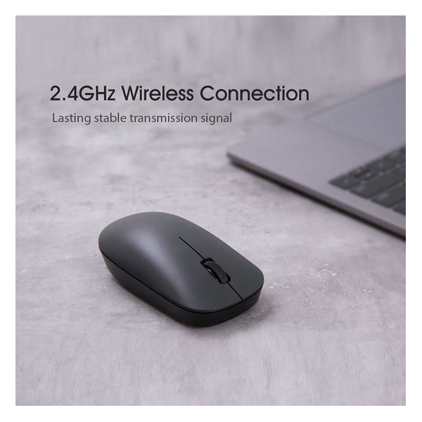 მაუსი Xiaomi MWWM01 MIIIW Wireless Mutemouse USB Black 