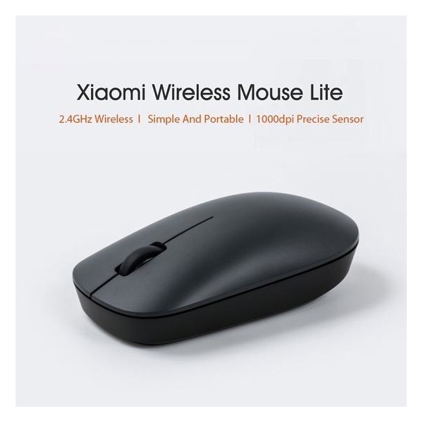 მაუსი Xiaomi MWWM01 MIIIW Wireless Mutemouse USB Black 