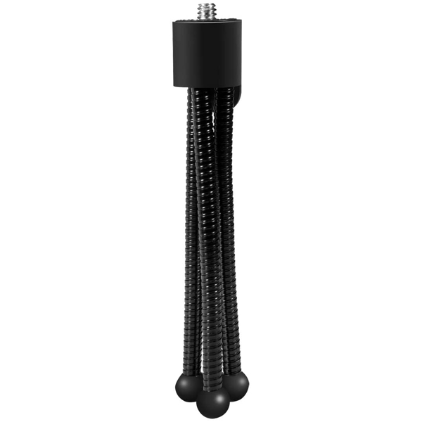 სადგამი Logilink AA0139 Tripod for webcam microphone andothers 9cm flexible legs Black