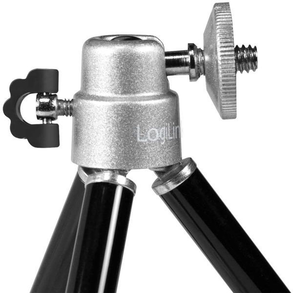 სადგამი Logilink AA0138 Tripod for webcam microphone andothers 19cm extendable legs