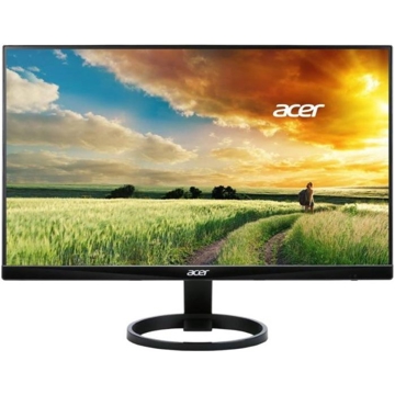 მონიტორი Acer R240HY Widescreen LCD 23.8" LED, IPS, FHD, 75 Hz, 250 cd/m, VGA, HDMI, Black