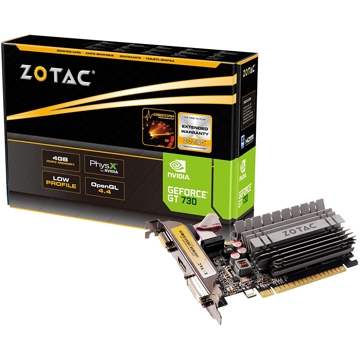 ვიდეო დაფა ZOTAC GT 730 ZONE Edition 4GB - ZT-71115-20L