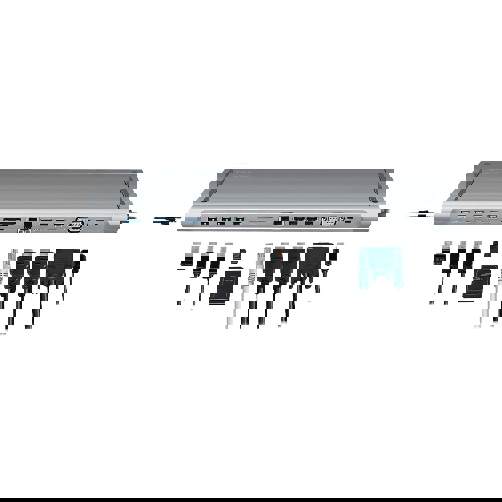 ადაპტერი Logilink UA0373 USB 3.2 Gen 1 Docking Station 11-Port w/PD