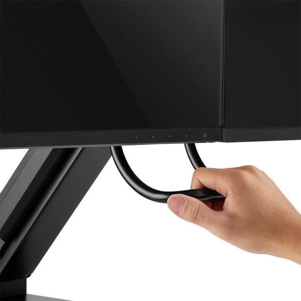 მონიტორის საკიდი Logilink BP0102 Dual Monitor mount 17"-27" steel space-saving