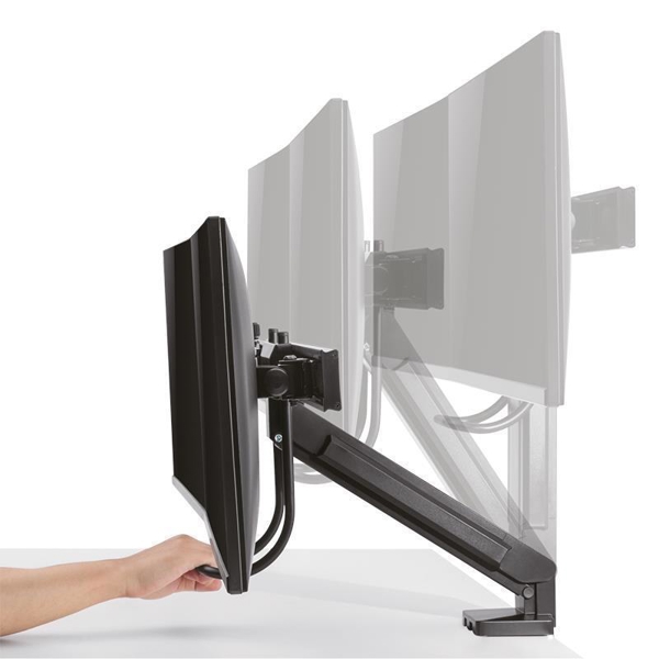 მონიტორის საკიდი Logilink BP0102 Dual Monitor mount 17"-27" steel space-saving