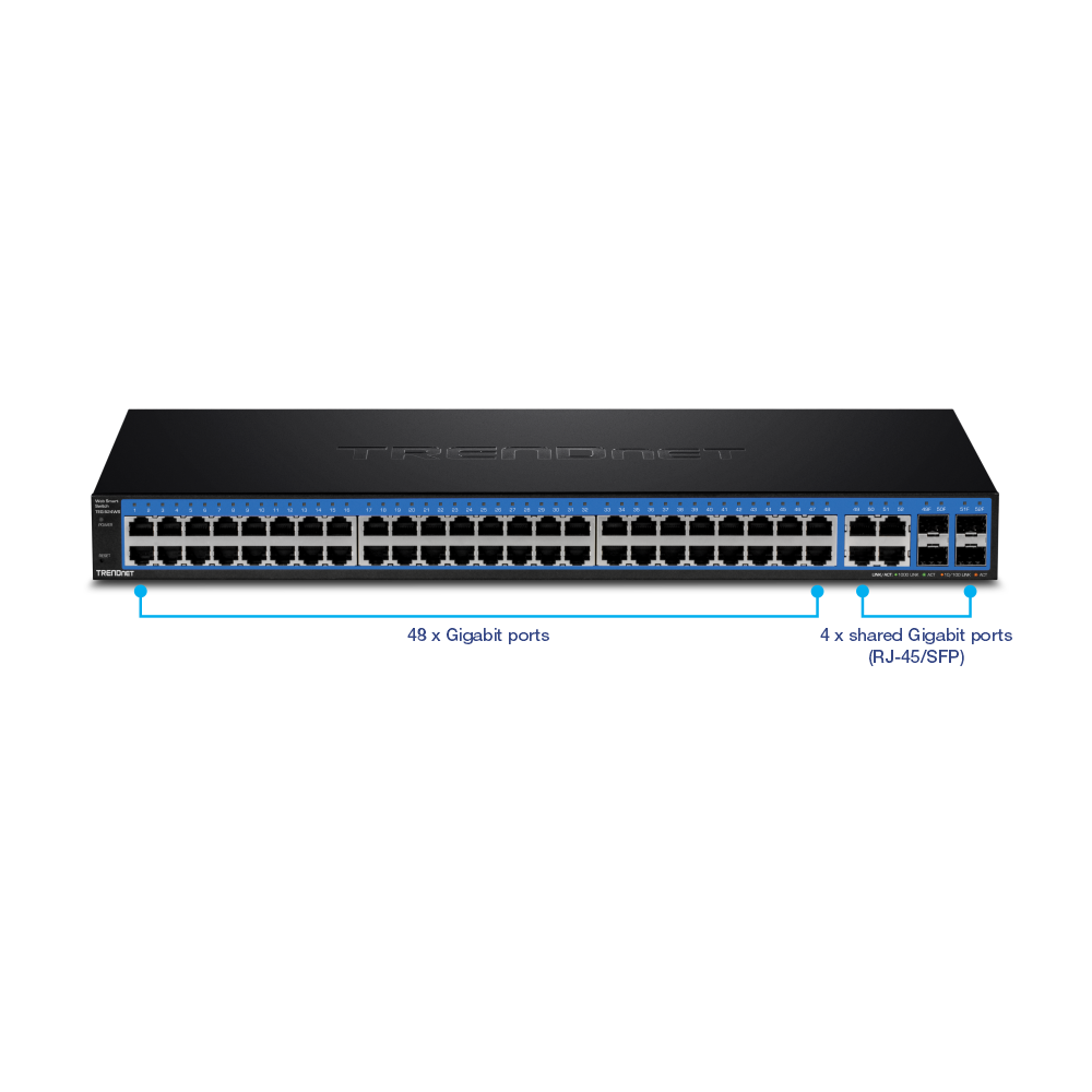 სვიჩი Trendnet TEG-524WS 52-Port Gigabit Web Smart Switch