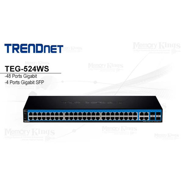 სვიჩი Trendnet TEG-524WS 52-Port Gigabit Web Smart Switch