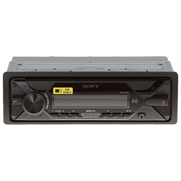 მანქანის მაგნიტოფონი SONY DSX-A110U Media Receiver With USB, Extra Bass, Black