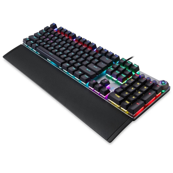 კლავიატურა AULA SI-2088V2 Fireshock V2 Mechanical Wired Keyboard USB EN/RU/UA Black