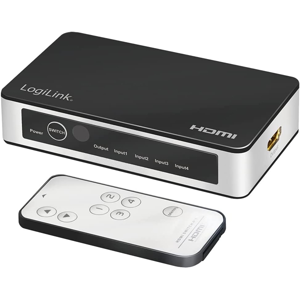 სვიჩი Logilink HD0045 HDMI switch 4x1-Port 4K/60 Hz