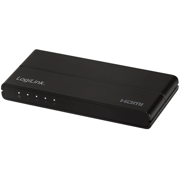 სპლიტერი Logilink HD0037 HDMI splitter 1x4-Port 4K/60 Hz Black