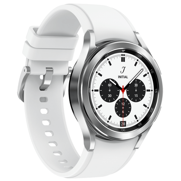  სმარტ საათი Ssamsung Galaxy Watch 4 CLASSIC 42MM Silver (SM-R880NZSACIS)