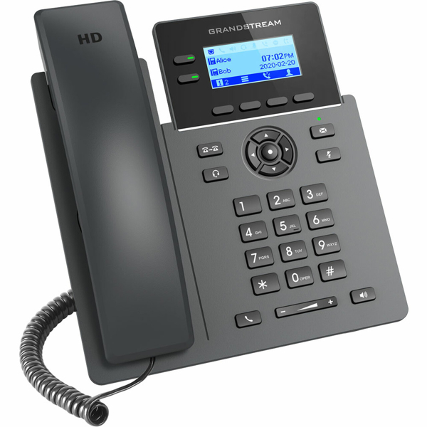 სტაციონალური ტელეფონი Grandstream GRP2602 IP Phones, No-PoE 2 lines, 4 SIP accounts