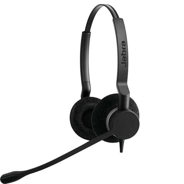 ყურსასმენი Jabra Biz 2300 Wideband Duo Wired Headset USB Black