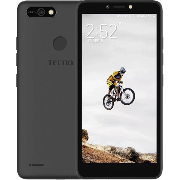 მობილური ტელეფონი TECNO POP 2F (B1G) 1GB, 16GB Dual SIM Midnight Black 